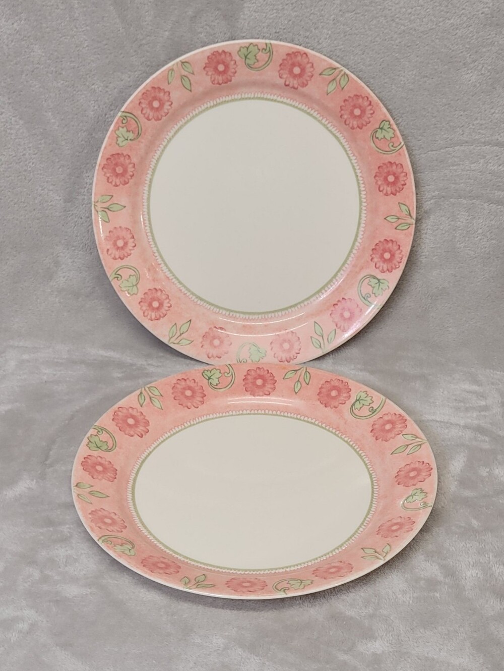 Corelle Heirloom Bloom Pink Floral Dinner Plates Set Of 2